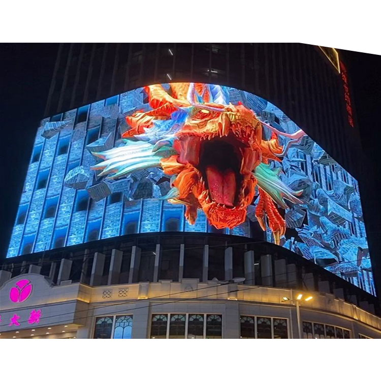 3d big outdoor led tv waterproof p10 hug