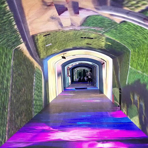 P5 immersive small spacing led time tunn