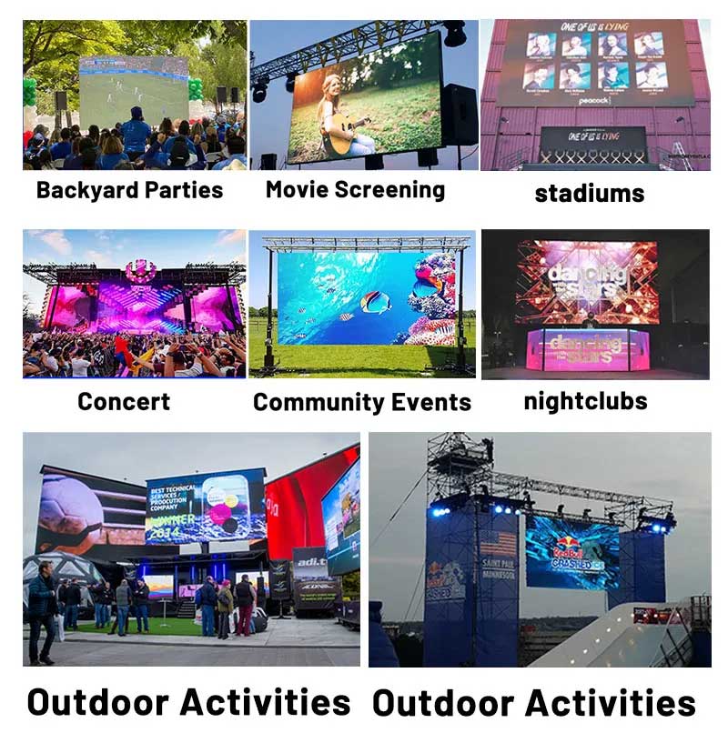 Interactive LED display screen hired fac