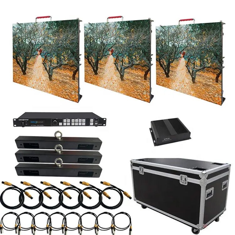 Outdoor LED floor screen rental USA