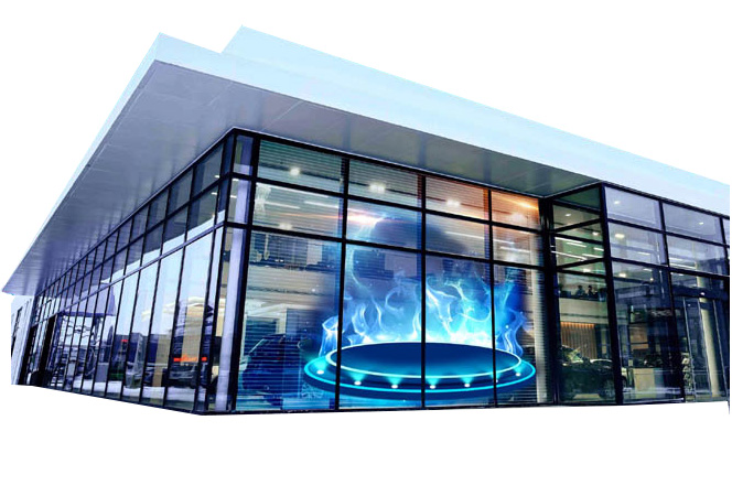 Glass display window LED transparent screen