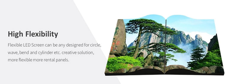 Column Creative Sphere Flexible Led Display Screen