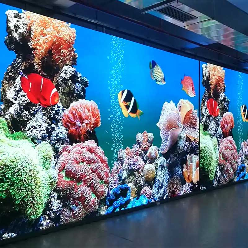 Art galleries LED display screen rental 