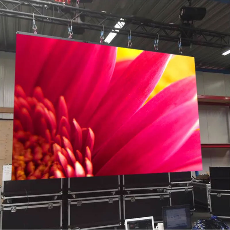 Cylindrical LED display screen rental mo