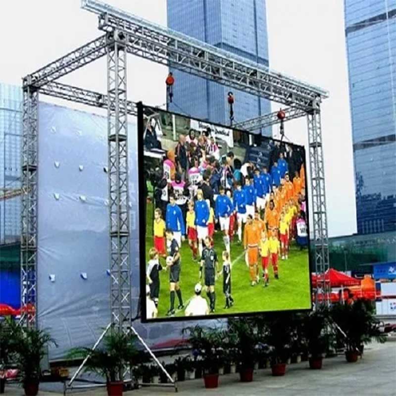 Curved LED display screen rental Solutio