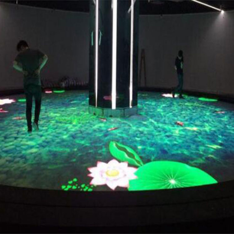 Circular LED dance interactive floor scr