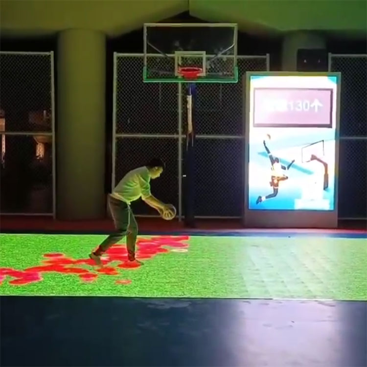 Basketball LED interactive floor screen 