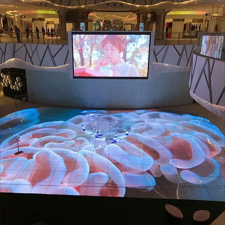 DJ stage Lighting up Screen Interactive 