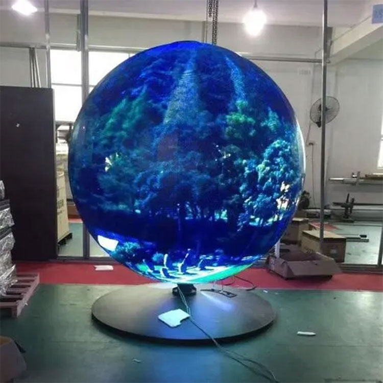 High refresh rate 1m diameter spherical 